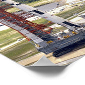 Apollo 11 Missie bij het Jubileum van de maan Poster (Hoek)