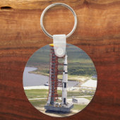 Apollo 11 Missie bij het Jubileum van de maan Sleutelhanger (Voorkant)