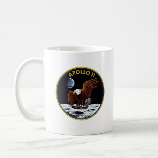 Apollo 11 Mission Emblem Mok (Links)