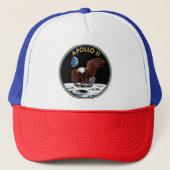 Apollo 11 Mission Patch Trucker Pet (Voorkant)