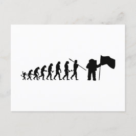 Apollo 11 Mondlandung Evolutionstheorie Briefkaart