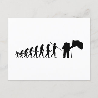 Apollo 11 Mondlandung Evolutionstheorie  Briefkaart