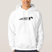 Apollo 11 Mondlandung Evolutionstheorie  Hoodie (Voorkant)
