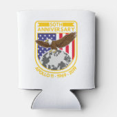 Apollo 11 Moon Landing 50th Jubileum Party Blikjeskoeler (Achterkant)