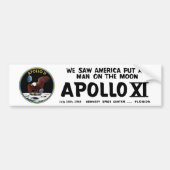 APOLLO 11 MOON LANDING BUMPERSTICKER (Voorkant)