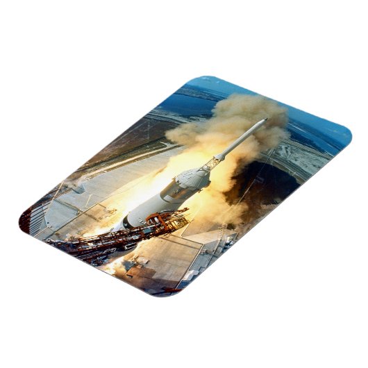 Apollo 11 Moon Landing Launch Kennedy Space Center Magneet (Linkerzijde)