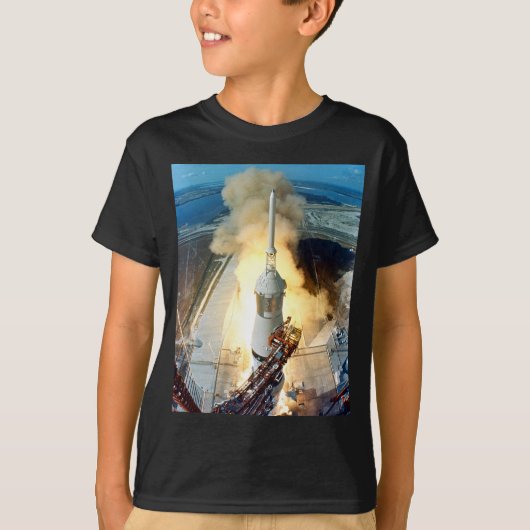 Apollo 11 Moon Landing Launch Kennedy Space Center T-shirt (Voorkant)