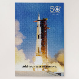 Apollo 11 Moon Mission Saturn V, 50th Jubileum Legpuzzel