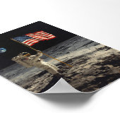 Apollo 11 - Neil Armstrong zet voet op de maan Poster (Hoek)
