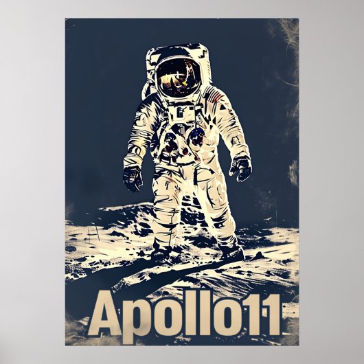  Apollo 11 Poster (Voorkant)