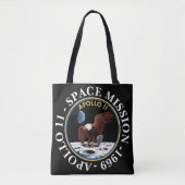 Apollo 11 Space Mission 1969 Insignia Tote Bag (Voorkant)