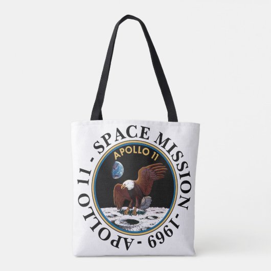 Apollo 11 Space Mission 1969 Insignia Tote Bag (Achterkant)
