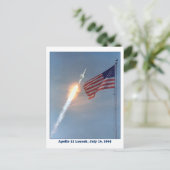 Apollo 11 Start 16 juli 1969 Briefkaart (Staand voorkant)