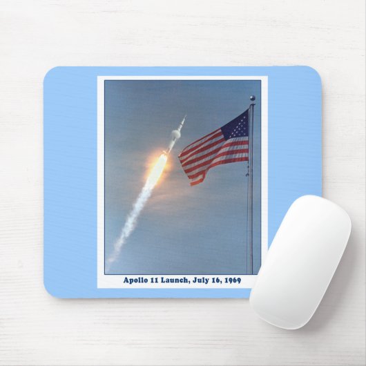 Apollo 11 Start 16 juli 1969 Muismat (Met muis)