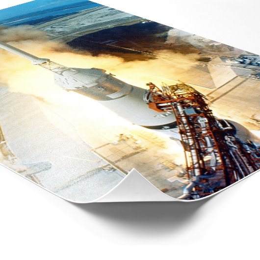 Apollo 11 Start Foto Afdruk (Hoek)