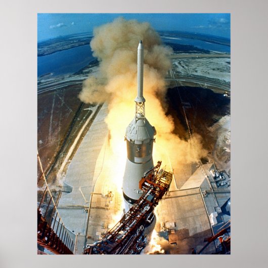 Apollo 11 Start Poster (Voorkant)