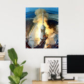 Apollo 11 Start Poster (Thuiskantoor)