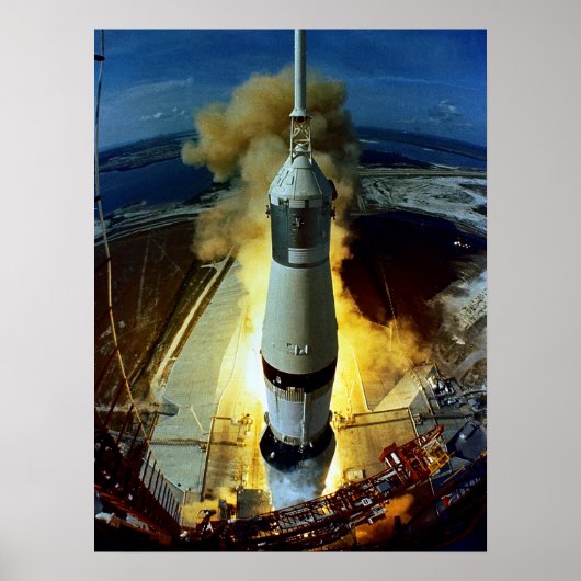 Apollo 11 Start Poster (Voorkant)