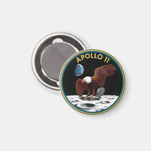 Apollo 11: We bereiken de maan Magneet (Voorkant / Achterkant)