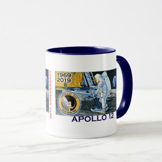Apollo 12 50ste Jubileum Mok (Voorkant rechts)