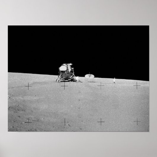 Apollo 12 Lunar Landing Site Poster (Voorkant)