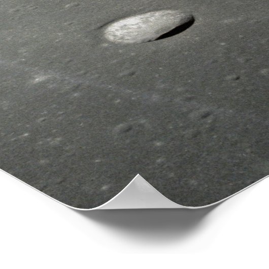 Apollo 12 Lunar-module boven de maan Poster (Hoek)