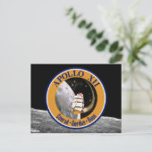 Apollo 12 Missie Patch Logo Briefkaart (Staand voorkant)