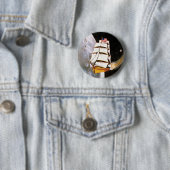Apollo 12 Missie Patch Logo Ronde Button 5,7 Cm (In situ)