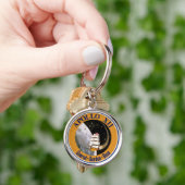 Apollo 12 Missie Patch Logo Sleutelhanger (Hand)