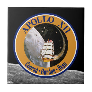 Apollo 12 Missie Patch Logo Tegeltje