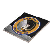 Apollo 12 Missie Patch Logo Tegeltje (Zijkant)