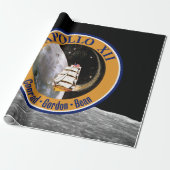 Apollo 12 Mission Patch Logo Cadeaupapier (Uitgerold)