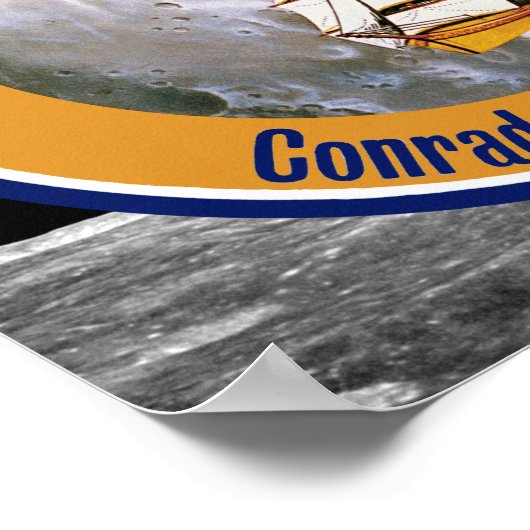 Apollo 12 Mission Patch Logo Poster (Hoek)