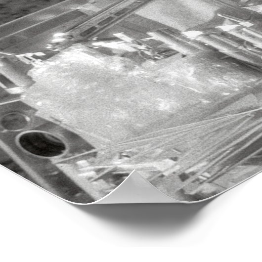 Apollo 12 Moonwalk Poster (Hoek)