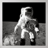 Apollo 12 Moonwalk Poster (Voorkant)