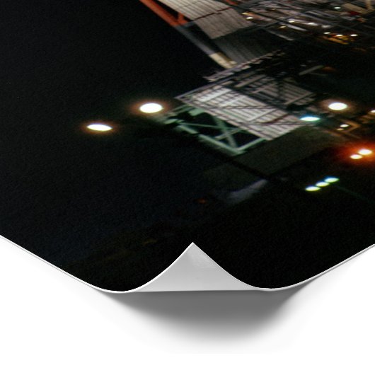 Apollo 12 over de lanceringspad poster (Hoek)