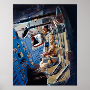 Apollo 12-raket poster