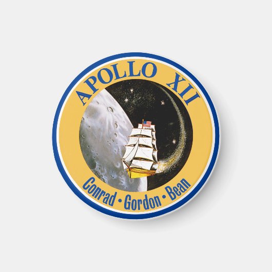 Apollo 12: Terug naar de maan! Magneet (Voorkant)