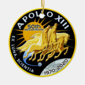 Apollo 13 50e Jubileum 1970 - 2020 Keramisch Ornament (Voorkant)