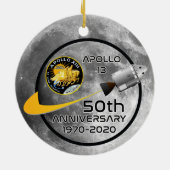 Apollo 13 50e Jubileum 1970 - 2020 Keramisch Ornament (Achterkant)