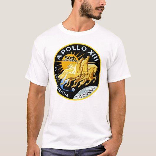 Apollo 13 50e Jubileum 1970 - 2020 T-shirt (Voorkant)