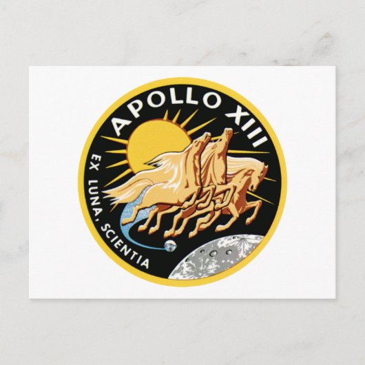 Apollo 13 briefkaart (Voorkant)