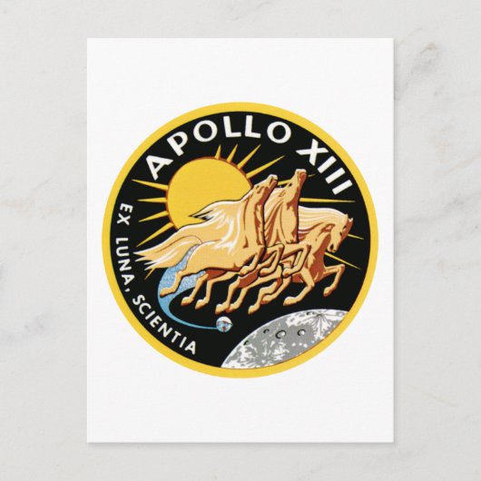 Apollo 13 briefkaart (Voorkant)