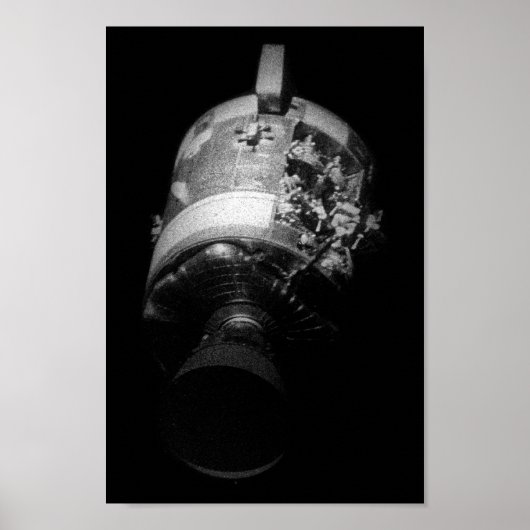 Apollo 13 Damaged Service Module Poster (Voorkant)
