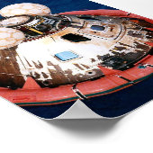 Apollo 13 de Module van het Bevel na Splashdown Poster (Hoek)