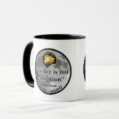 Apollo 13 - falen is geen optie mok (Voorkant links)