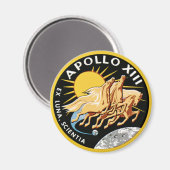 Apollo 13 magneet (Voorkant / Achterkant)