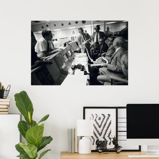 Apollo 13 Mission Control Center Poster (Thuiskantoor)