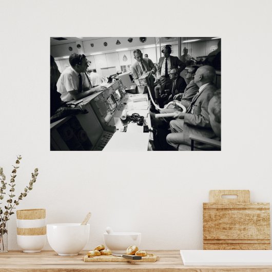 Apollo 13 Mission Control Center Poster (Keuken)