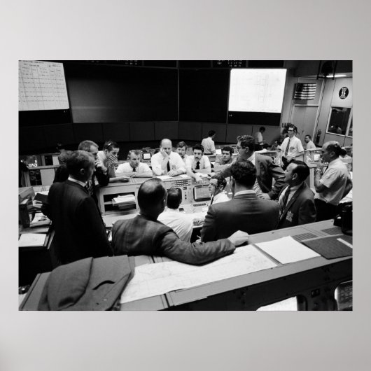 Apollo 13 Mission Operations Control Room Poster (Voorkant)